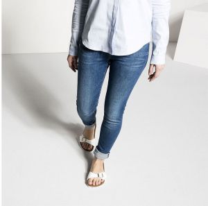 Birkenstock Madrid BS Patent White Regular Fit galéria