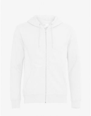 Colorful Standard Classic Organic Zip Hood Optical White galéria