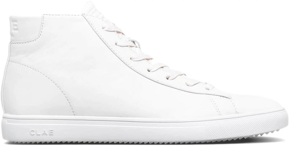 Clae Bradley Mid Tripple White Leather