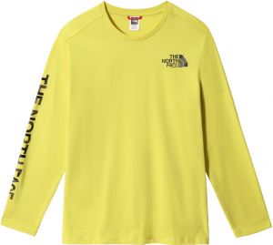 The North Face M Coordinates L/S Tee Acid Yellow