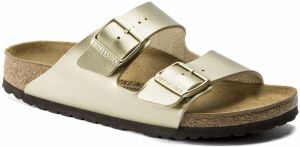 Birkenstock Arizona Birko-Flor Gold Narrow Fit