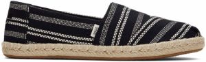 Toms Alpargata Rope Black Global Stripe Wmns