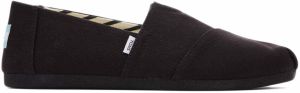 Toms Alpargata Black/Black Recycled Cotton Canvas Wmn