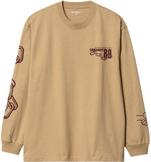 Carhartt WIP L/S Stronger T-Shirt Dusty H Brown