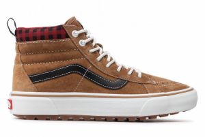 Vans SK8-HI MTE-1 Plaid Brown