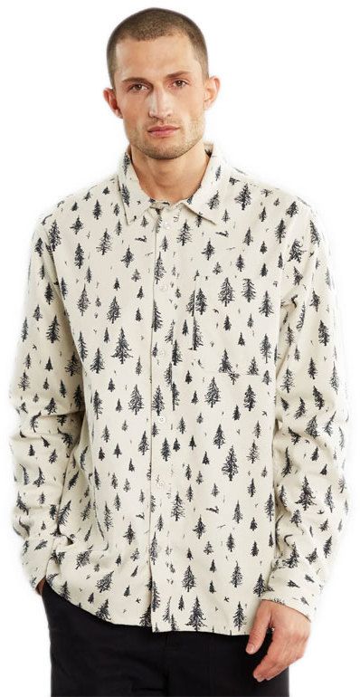 Dedicated Shirt Rute Pen Forest Bone