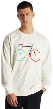 Dedicated Sweatshirt Malmoe Color Bike Off-White