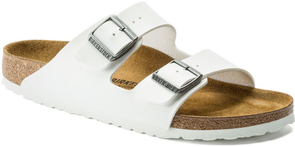 Birkenstock Arizona Birko-Flor White Regular Fit