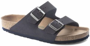 Birkenstock Arizona Vegan Desert Dust Indigo Blue Regular