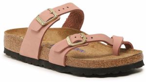 Birkenstock Mayari Soft Footbed Nubuck Leather Narrow Fit