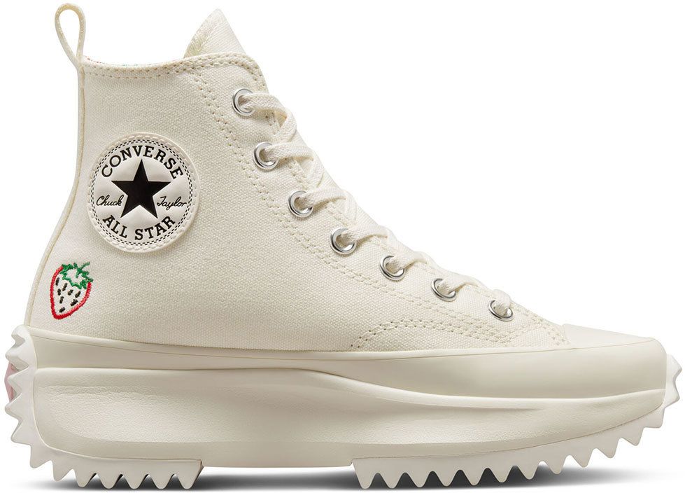 Converse Run Star Hike Platform Embroidered Fruits & Florals
