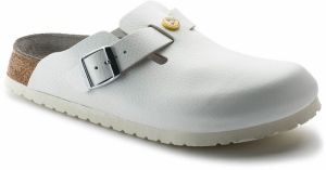 Birkenstock Boston ESD Natural Leather Narrow Fit