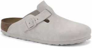 Birkenstock Boston Suede Leather Narrow Fit