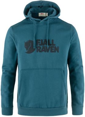 Fjällräven Logo Hoodie M Deep Sea