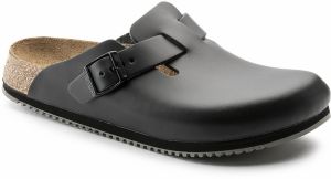 Birkenstock Boston Super Grip Leather Narrow Fit