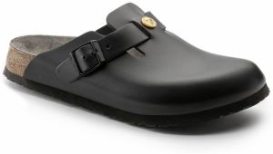 Birkenstock Boston ESD Natural Leather Narrow Fit