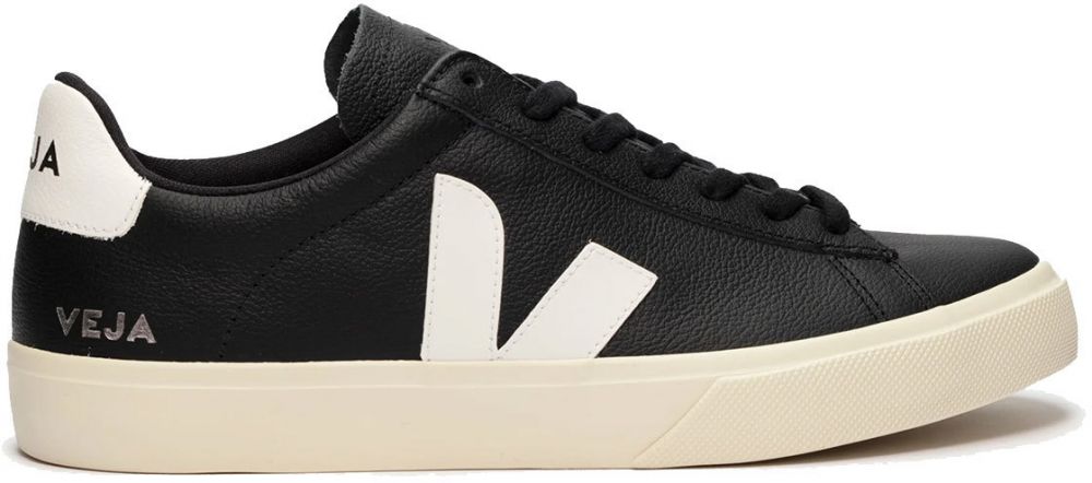 Veja CAMPO CHROMEFREE LEATHER Black White