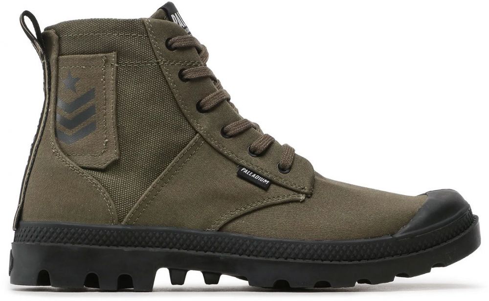 Palladium Pampa Hi Army Olive Night