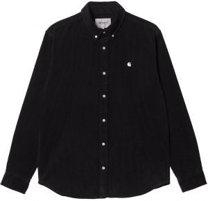 Carhartt WIP L/S Madison Cord Shirt Black Wax