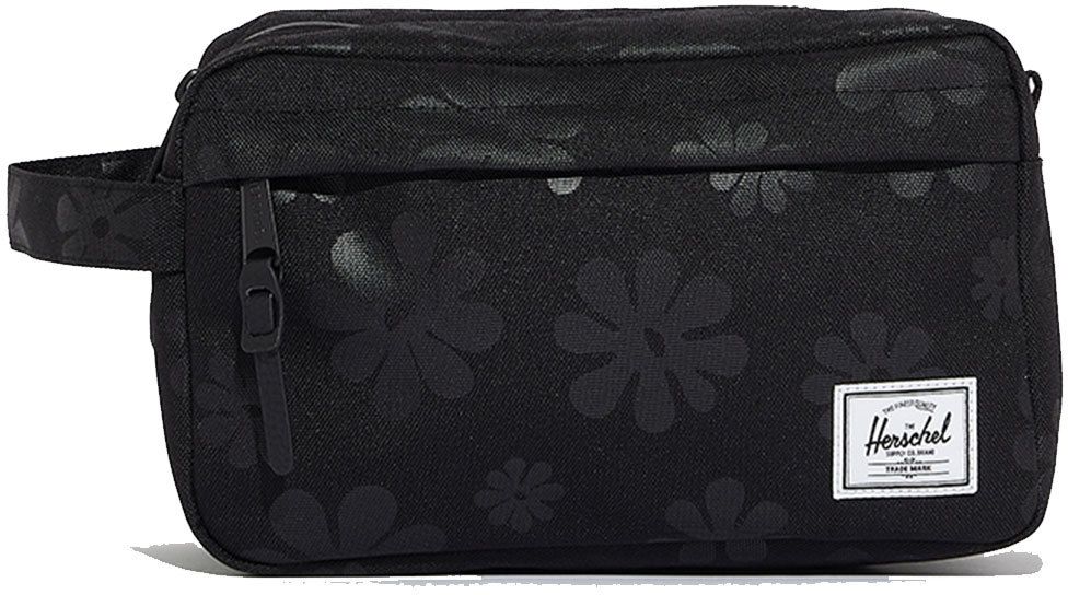 Herschel Supply Chapter Travel Kit Black Floral Sun