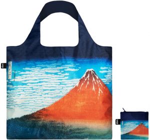 Loqi Katsushika Hokusai - Red Fuji Recycled Bag