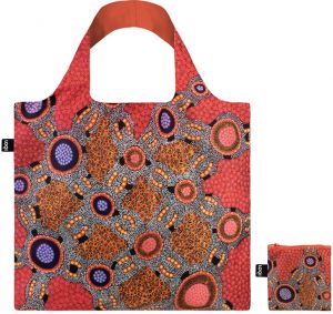 Loqi Jennifer Napaljarri Lewis - Water Dreaming Pink Recycled Bag