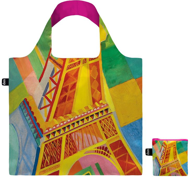 Loqi Robert Delaunay - Tour Eiffel Recycled Bag
