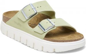 Birkenstock Arizona Platform - Papillio Suede Leahter Narrow Fit