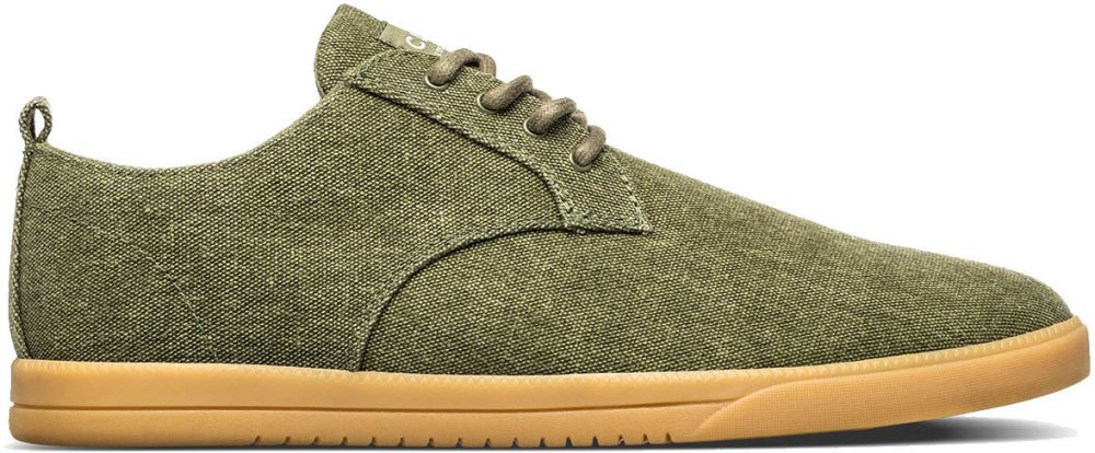 Clae Ellington Textile Olive Washed Canvas