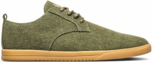 Clae Ellington Textile Olive Washed Canvas