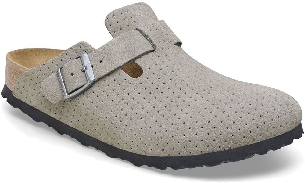 Birkenstock Boston BS Suede Embossed Regular Fit