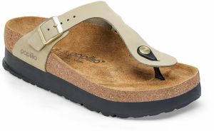 Birkenstock Gizeh PAP Flex Platform Nubuck Leather Regular Fit