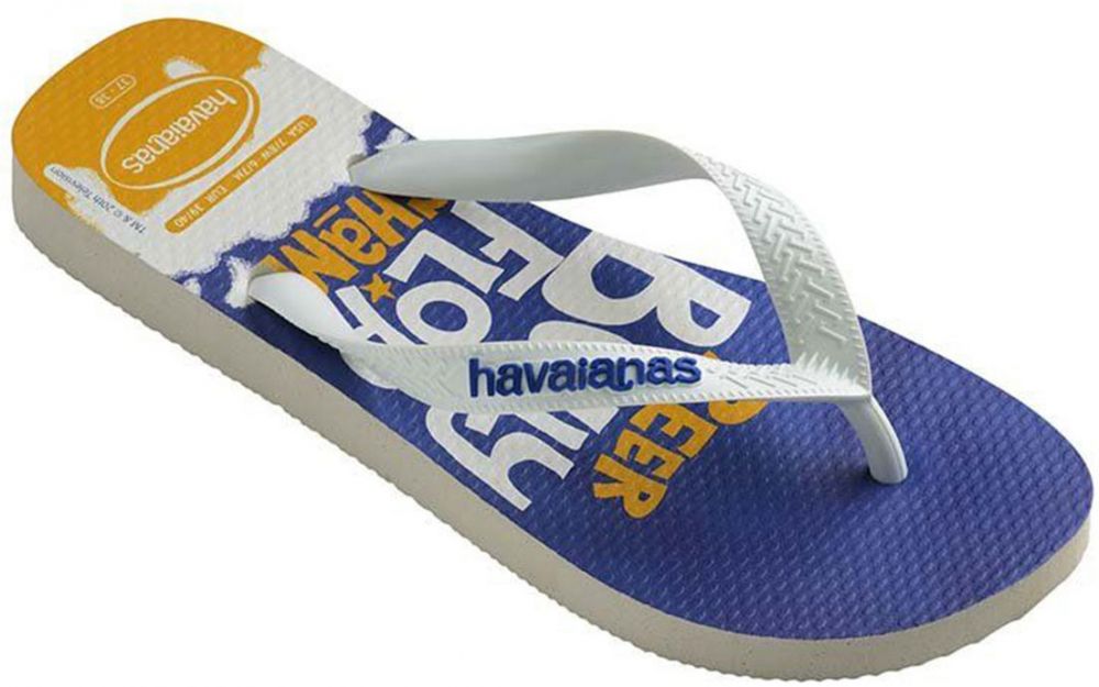 Havaianas Simpsons White Blue