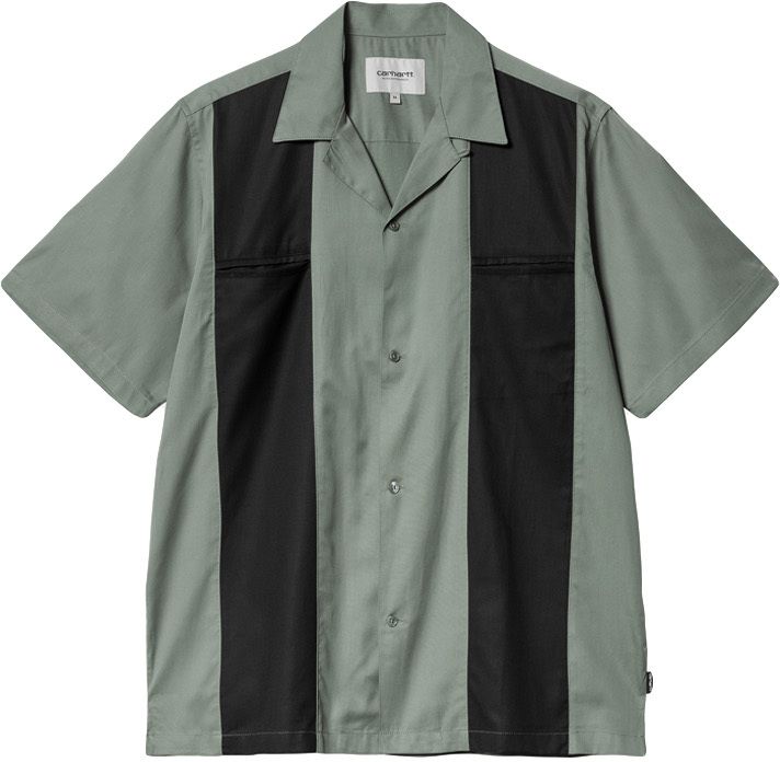 Carhartt WIP S/S Durango Shirt Park / Black