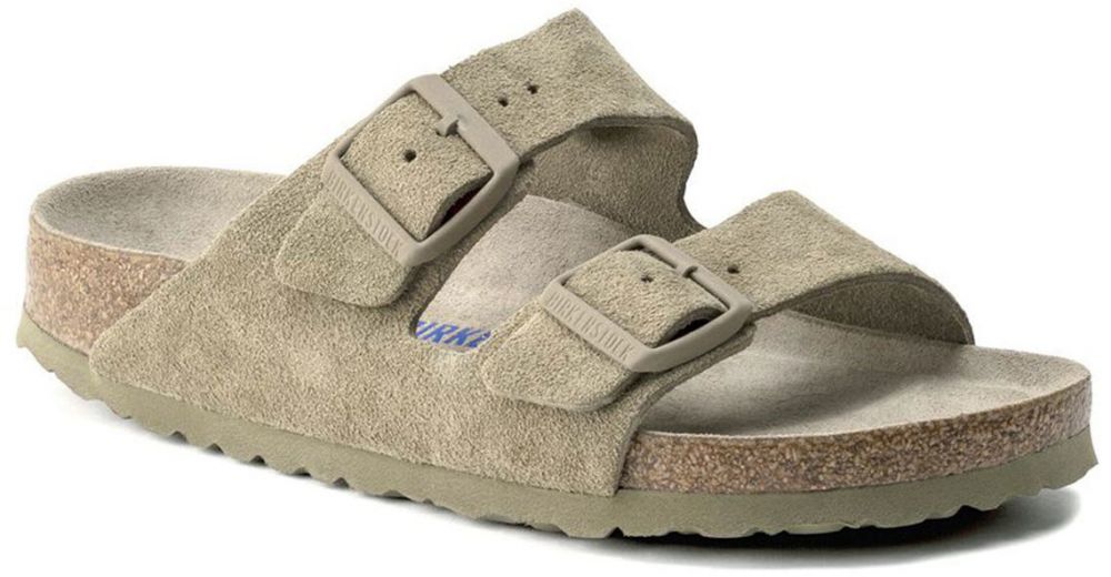 Birkenstock Arizona Soft Footbed Suede Leather Narrow Fit