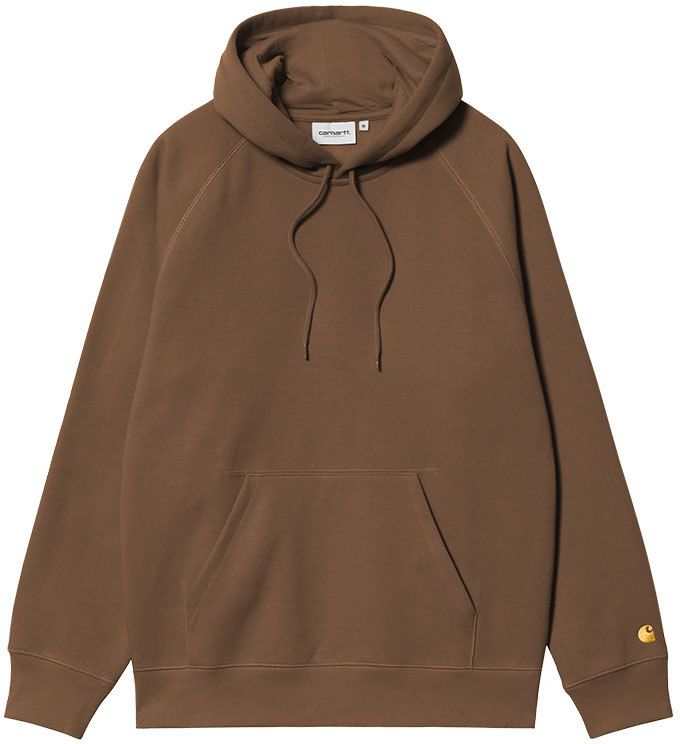 Carhartt WIP Hooded Chase Sweat Chocolate