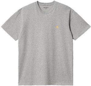 Carhartt WIP S/S Chase T-Shirt Grey Heather