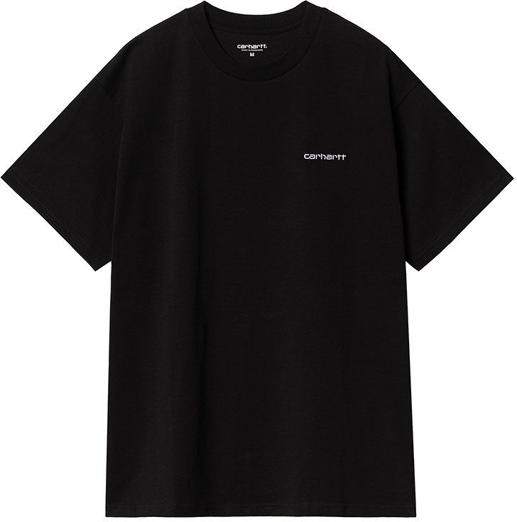 Carhartt WIP S/S Script Embroidery T-Shirt Black