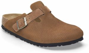 Birkenstock Boston Suede Embossed Narrow Fit