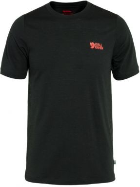 Fjällräven Abisko Wool Logo SS M Black