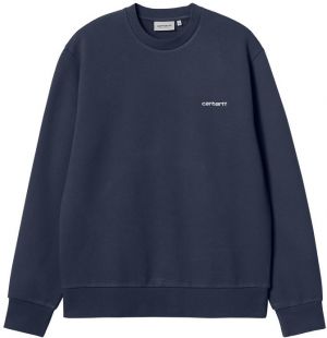 Carhartt WIP Script Embroidery Sweat Air Force Blue