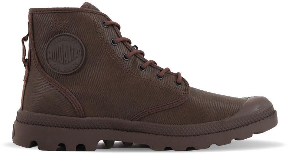 Palladium Pampa Hi Coated Dark Cocoa