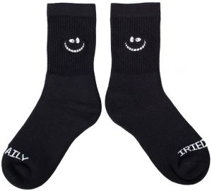 IrieDaily Grin Cat Sock Black