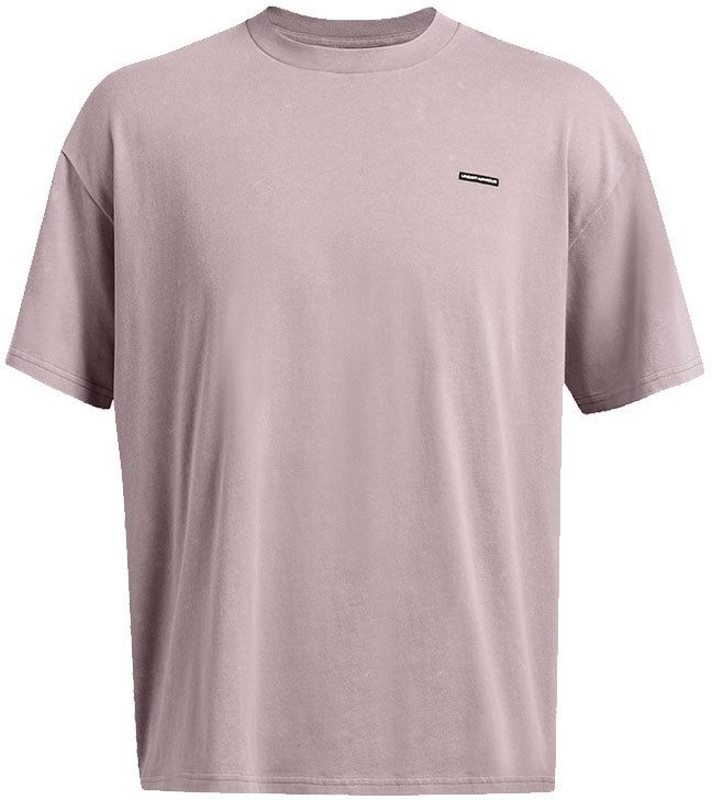 Under Armour M Icon Heavyweight Oversized Logo Wash Short Sleeve