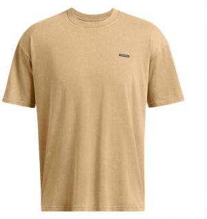 Under Armour M Icon Heavyweight Oversized Logo Wash Short Sleeve