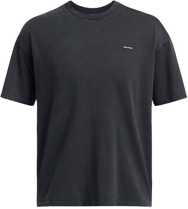 Under Armour M Icon Heavyweight Oversized Logo Wash Short Sleeve