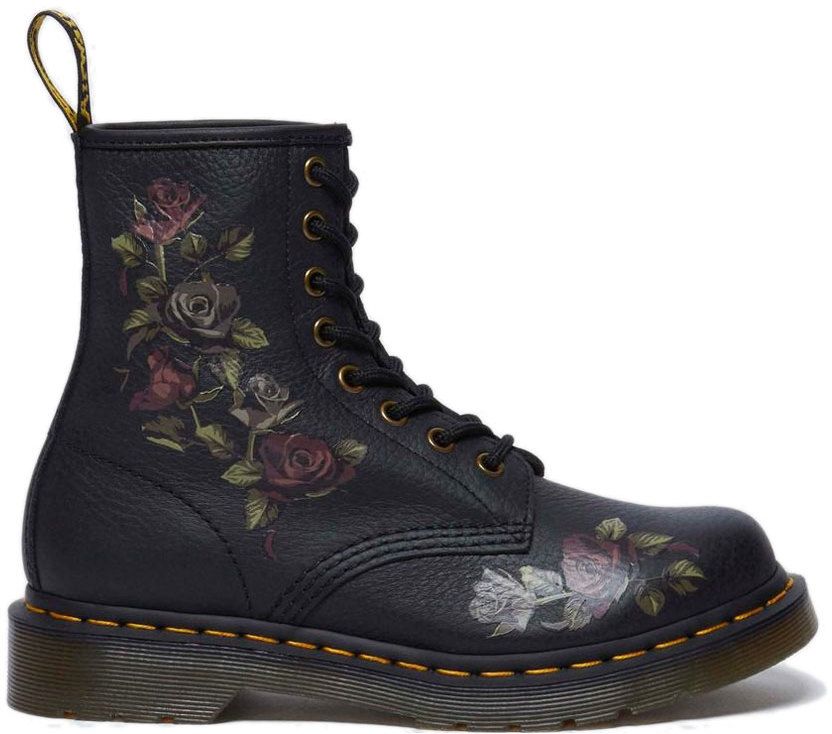 Dr. Martens 1460 Decayed Roses Lace Up Boots