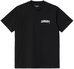 Carhartt WIP S/S University Script T-Shirt Black White