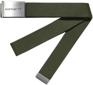 Carhartt WIP Clip Belt Chrome Office Green