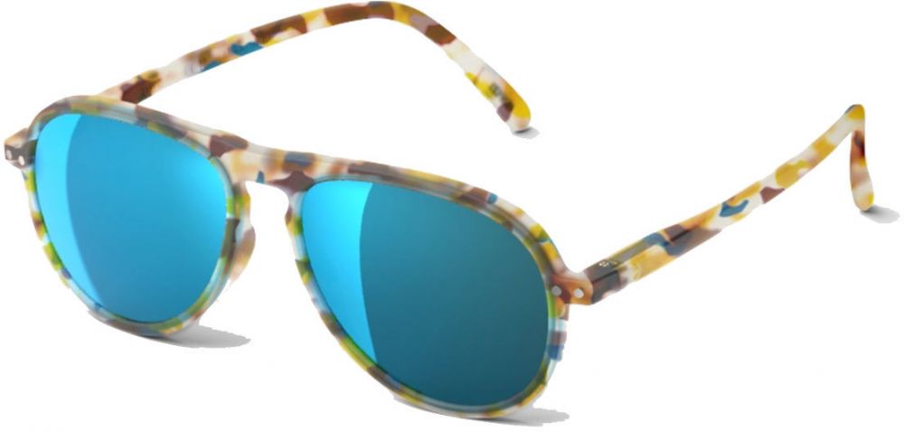 IZIPIZI SUN I Blue Tortoise Mirror